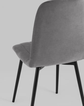 Стул Easy велюр Темно-серый_6